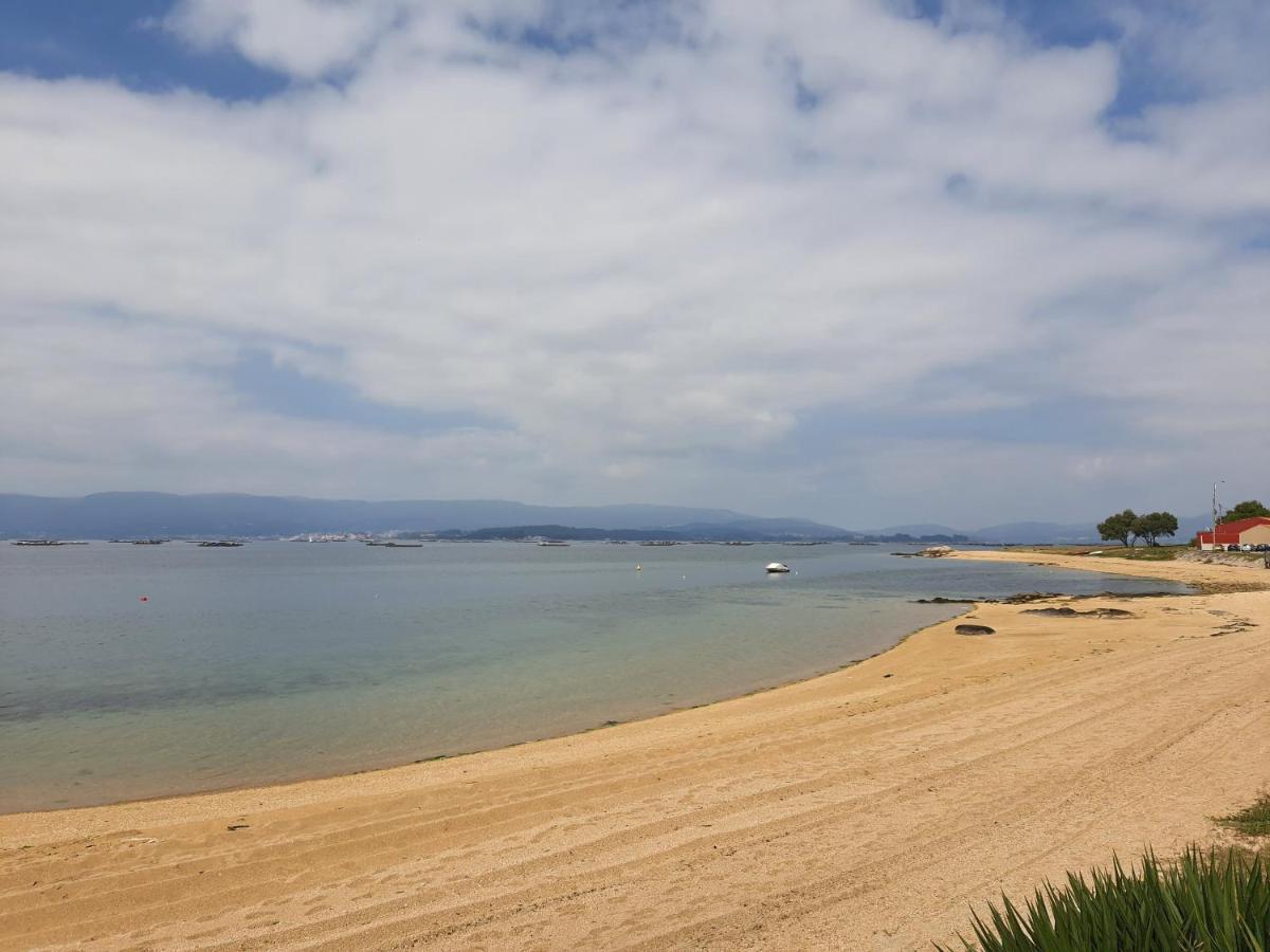 Apartamento a pie de playa en As Sinas. Vilanova de Arousa Exterior foto